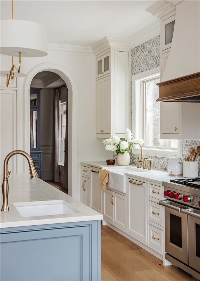 Arched kitchen tour reel, Revival Construction Instagram