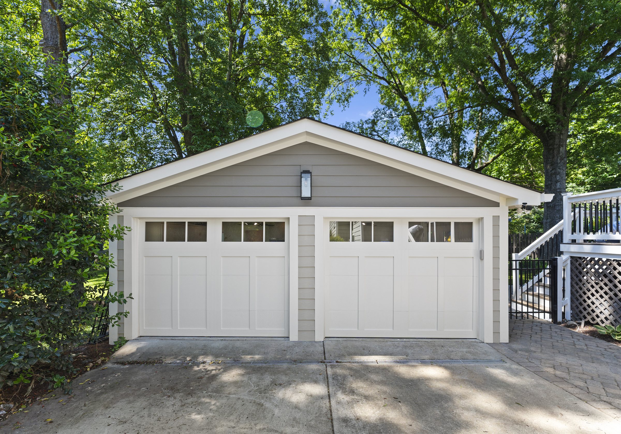 Detached ADU & Guest Studio in Charlotte, NC: Detached ADU and two-car garage by Revival Construction