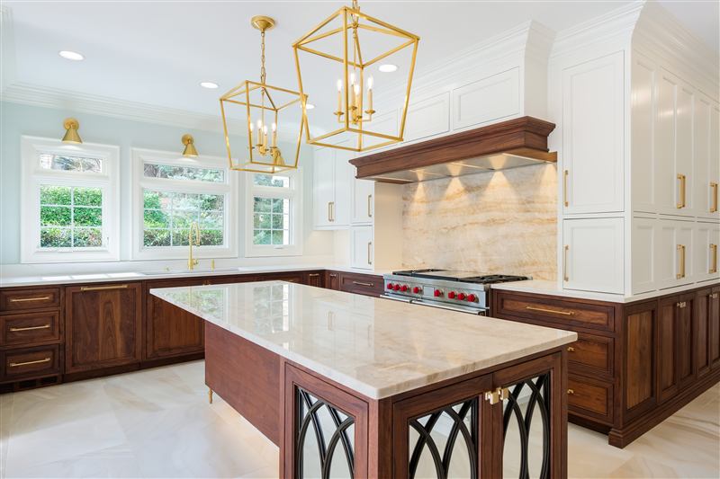 Waxhaw Quartzite Kitchen in Waxhaw, NC, by Revival Construction